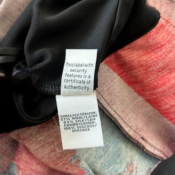 EUC Diane‎ von Furstenberg Jewel Wrap Dress Silk & Wool Multicolor Skirt Sz 8 - Picture 16 of 16